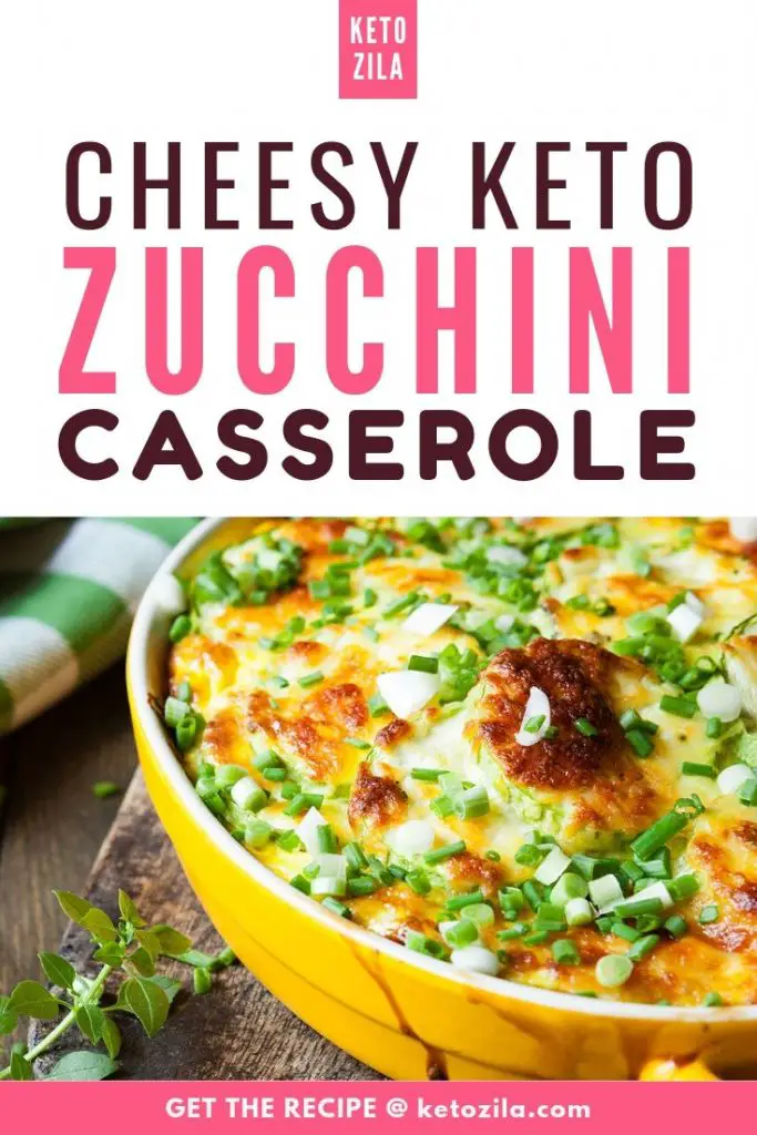 Cheesy Keto Zucchini Casserole - The Perfect Summer Side Dish!