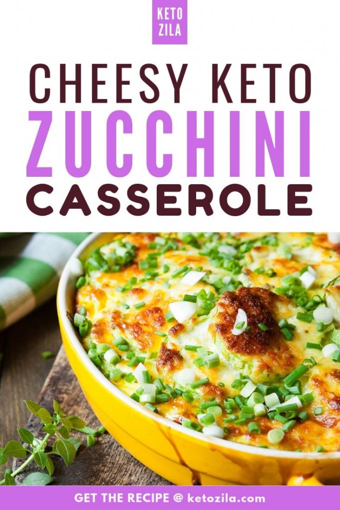 Cheesy Keto Zucchini Casserole - The Perfect Summer Side Dish!