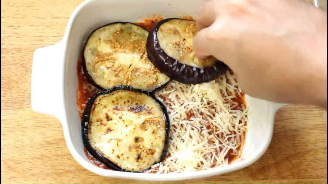 Step 4 - Assemble the Eggplant Parmesan - 3 Eggplant