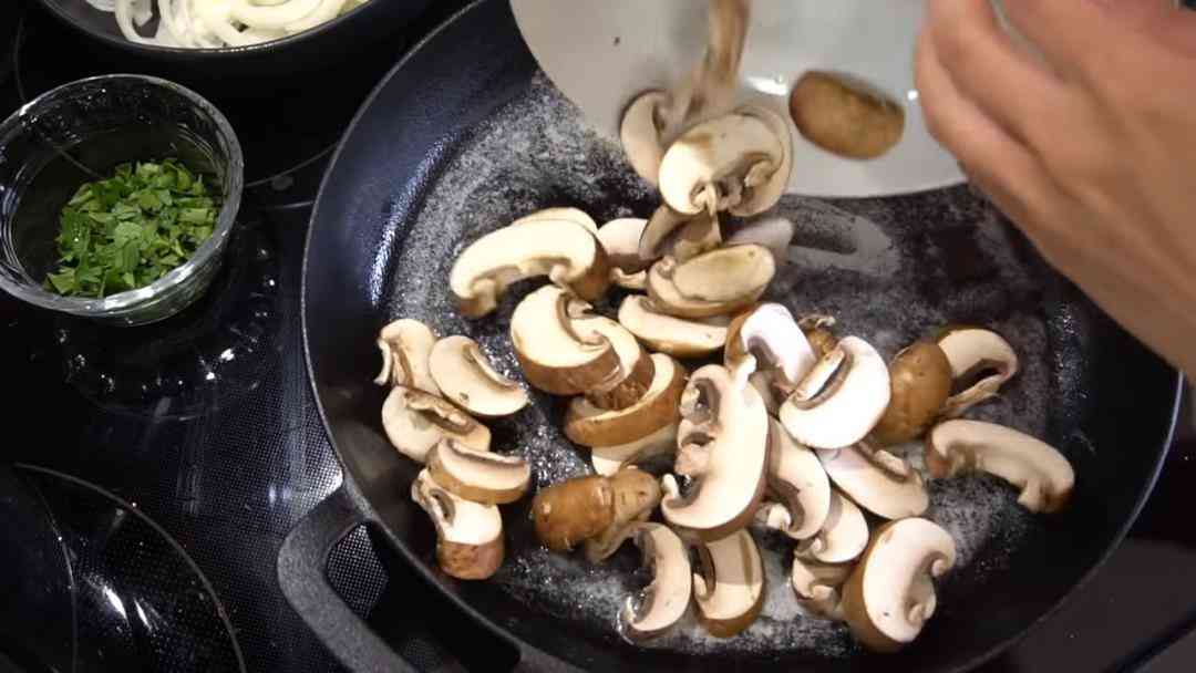 Step 4 - Saute Mushrooms