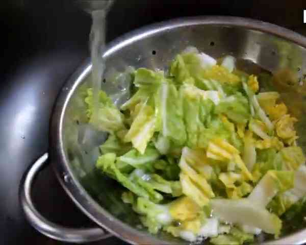 Step 5 Drain Cabbage