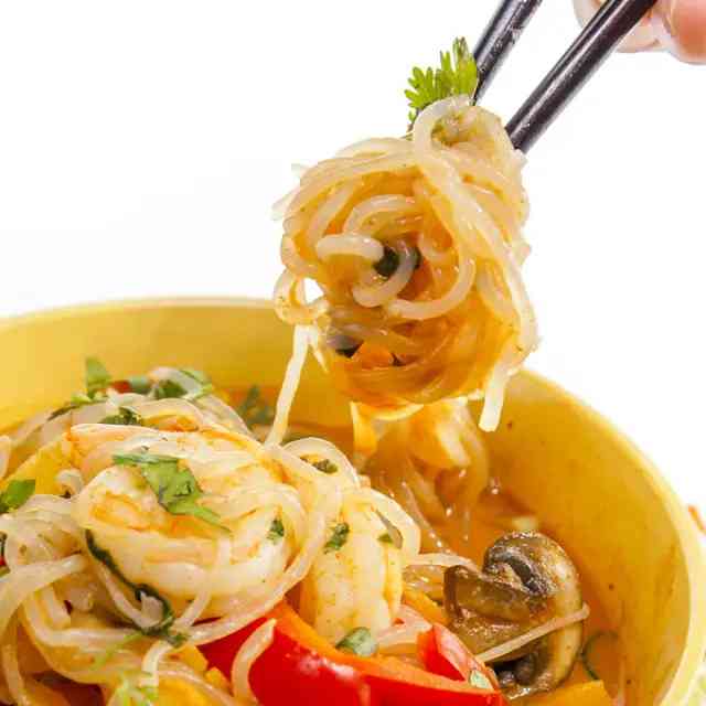 Shrimp Curry Shirataki Noodles